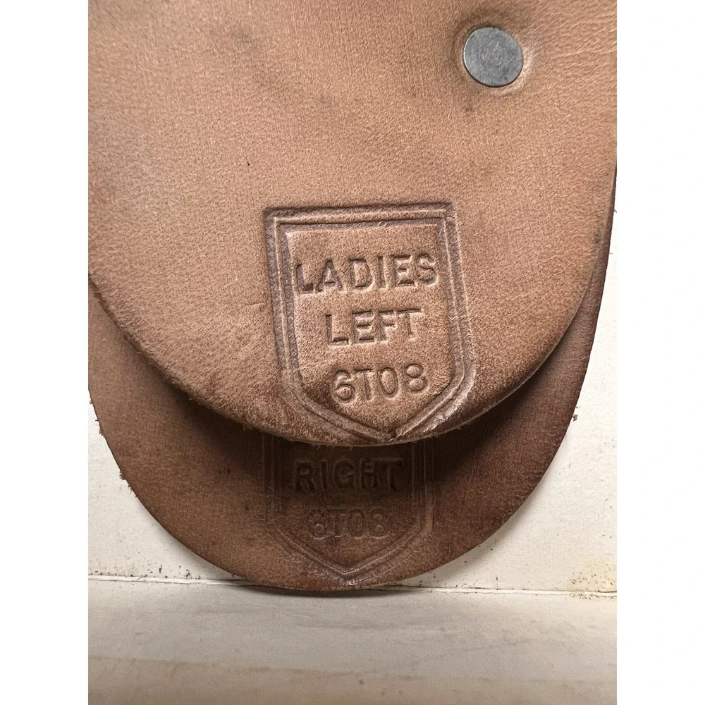 Vtg Joy-Walks Dr Warner Foot Support British‎ Made Ladies 6-8 Leather Orthotic